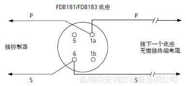 西门子烟感环形布线图图片