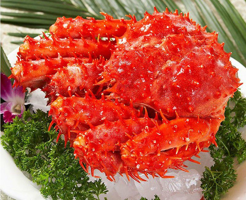 进口原装帝王蟹俄罗斯熟冻鲜蟹深圳水产海鲜批发厂家