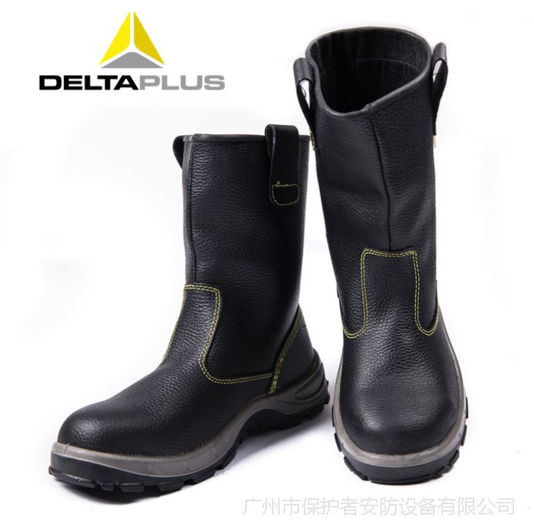 代尔塔防砸防穿刺进口高邦牛皮靴防静电耐磨耐油安全鞋 广州市保护者安防设备有限公司