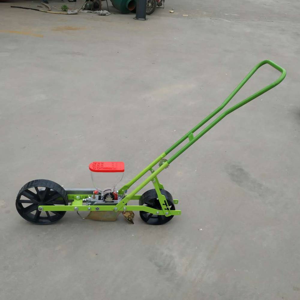 手推式蔬菜播种机谷子播种机富民机械