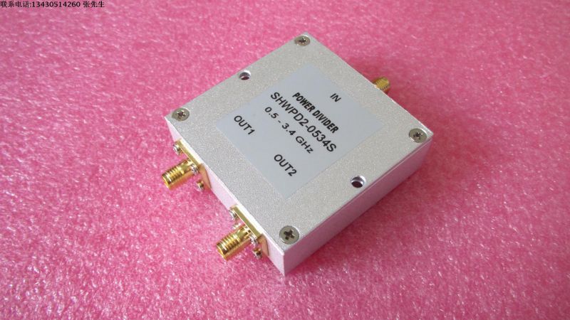 5003400mhzgsmgpswifismarf一分二高频射频微波同轴功分器