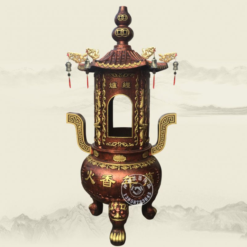 供应寺院焚金银宝炉祠堂烧元宝纸炉图片