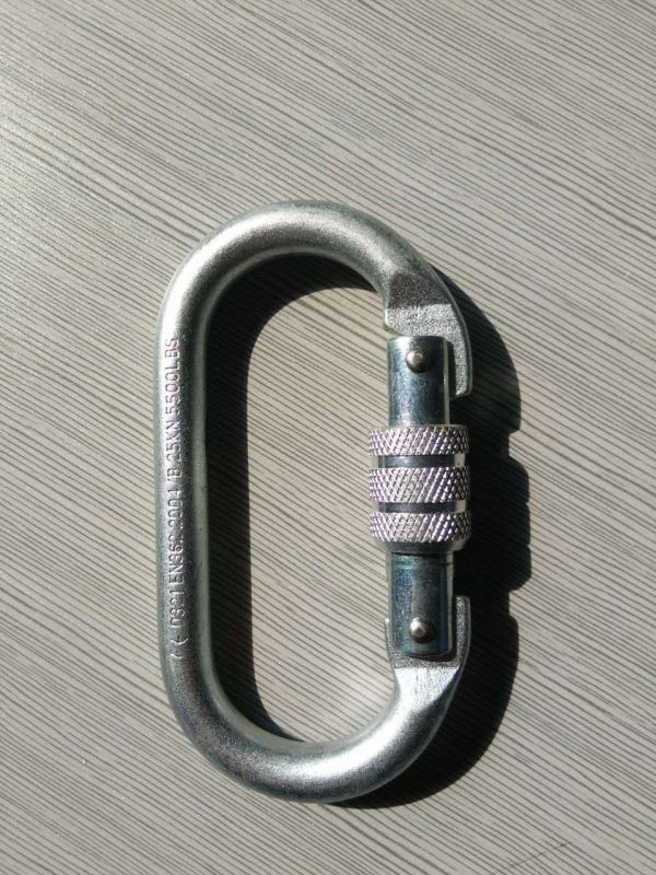 o型钩安全锁安全扣登山扣承重工具不锈连接挂钩钢扣锁具