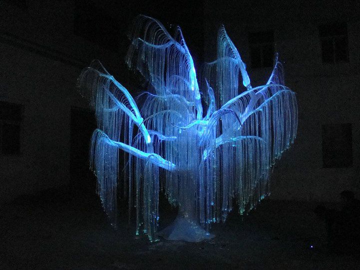 泳池地埋光纤灯游泳池星光灯泳池水底光纤灯