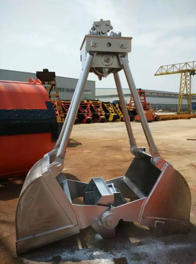 d20中型2立方电动马达抓斗适合抓取矿石等难抓的物料抓取能力大