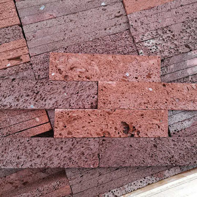 诚鑫厂家供应火山石板火山石切片内外墙装饰用玄武岩板材