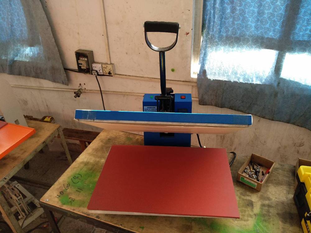 小型单色多色套色服装印花机手动服装印花机手压印图机压钻机