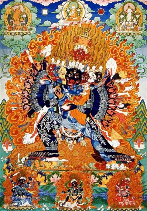 十八世纪西藏造像文殊菩萨忿怒相