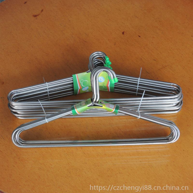 40cm空心圆管不锈钢衣架晾晒衣架挂衣架摆地摊货源