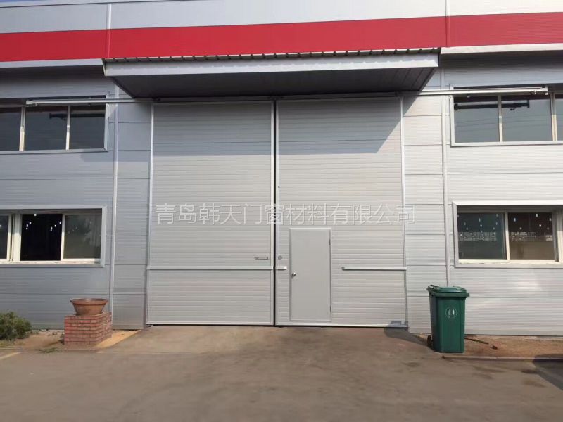韩天铝合金包边工厂车间推拉门厂房平移门钢结构配套