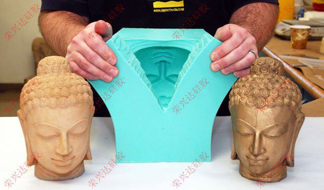 菱镁工艺品模具硅胶翻模次数多不粘模