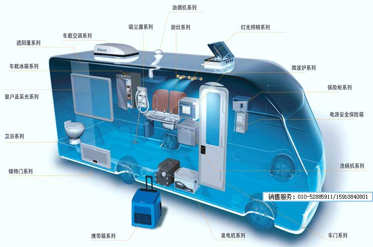 多美达dometic房车特种车顶置空调b2200
