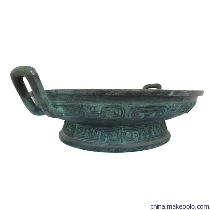 青铜器铭文盘史墙盘摆件青铜工艺品铜盘装饰家居摆件送客户- 供应商网
