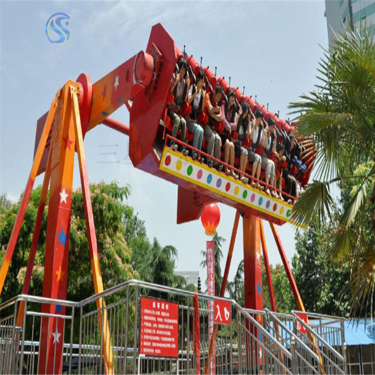 高空揽月360度旋转类大型户外游乐设备三星游乐设备厂家火热中