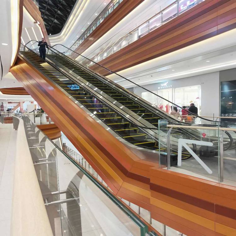 商场手扶电梯装饰铝板 圆方柱铝单板定制安装