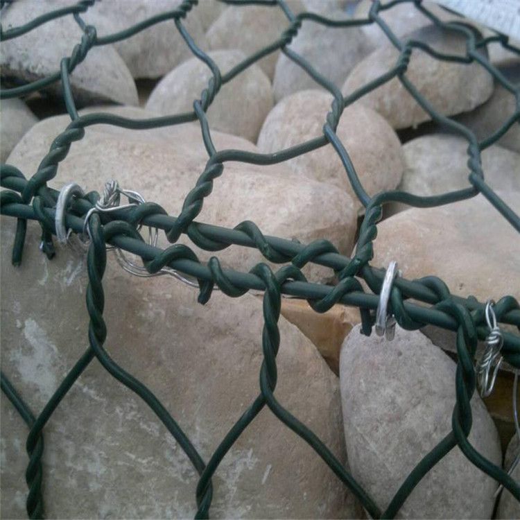 生态装石头铁丝笼治理河道装石头铁丝笼水利工程装石头铁丝笼