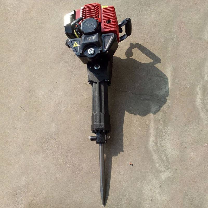 手提汽油钻眼机佳鑫大石头破碎锤图片手持式汽油钻孔机哪里有