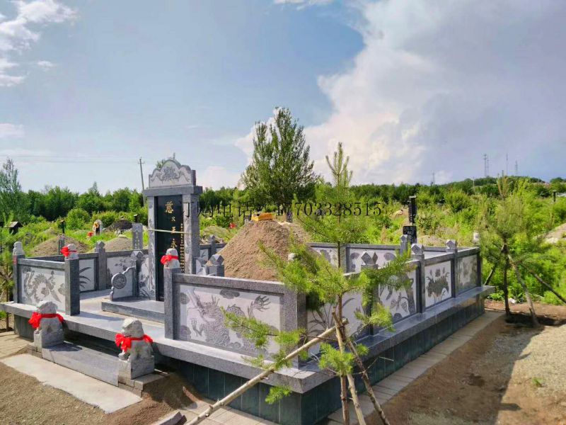 石碑设计制作安装农村土葬石碑墓碑刻字家族墓