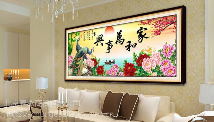 北京春歌钻石画有着特别精致高端的效果