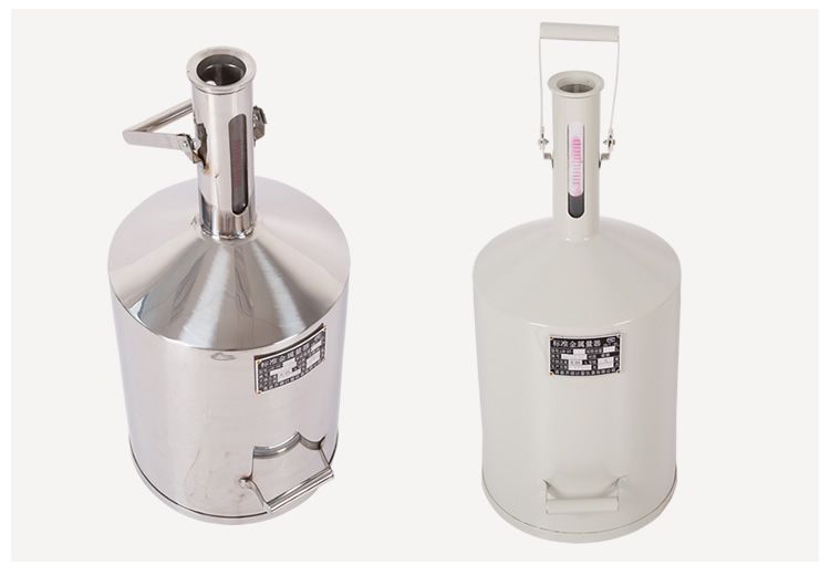 余龙手提式不锈钢计量桶标准金属量器碳钢计量桶加油机配件