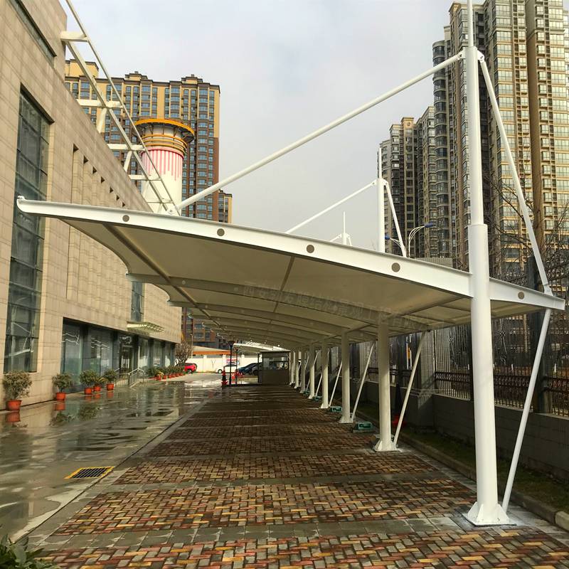 供应陕西汉中市南郑区膜结构车棚雨棚
