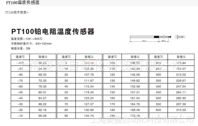 eliwell伊利威传感器pt100ptcntc温度传感器