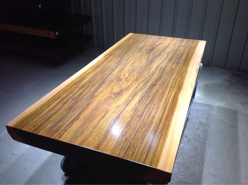 非洲奥坎实木大板桌200长90宽大板餐桌茶台画案会议桌办公桌原木简约