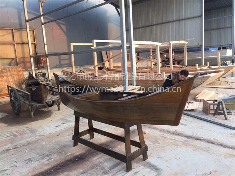 殿宝工艺木船厂供应欧式木船 景观装饰船 道具摄影船 实木船