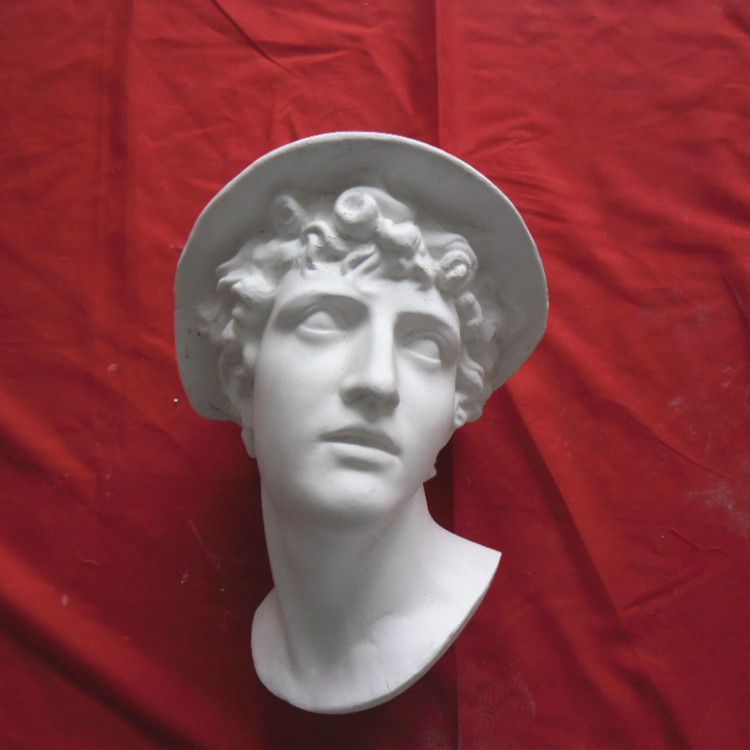 美术写生石膏像阿格里巴挂面像切面高35cm石膏几何形体批发零售