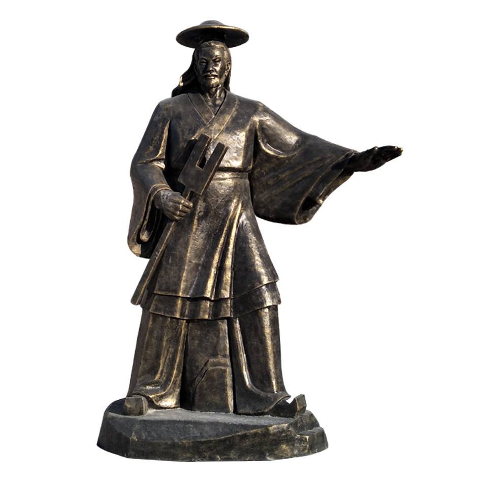 铸铜郭巨埋儿奉母雕塑玻璃钢古代24孝子人物雕像园林人造砂岩石雕二十