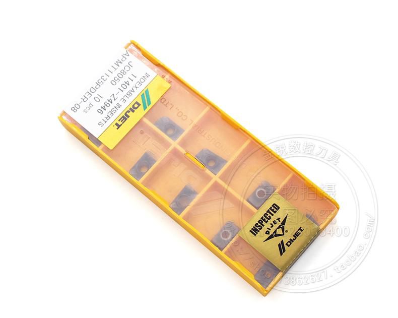 戴黛杰数控铣刀片apmt1135pder08jc5118数控刀片1135