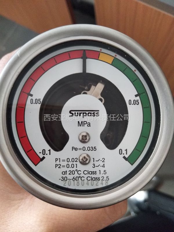 sup型柜子sf6密度继电器全不锈钢yb63带接点报警系统的密度表压力表可