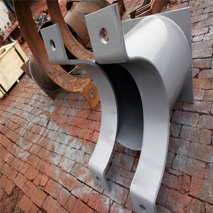 hk卡箍型滑动管托止推挡块固定管托高密度聚氨酯管托