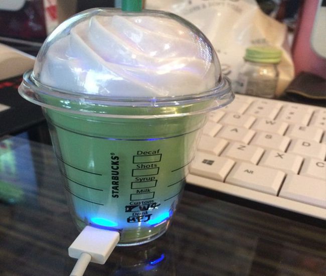 星巴克充电宝创意雪糕移动电源礼品