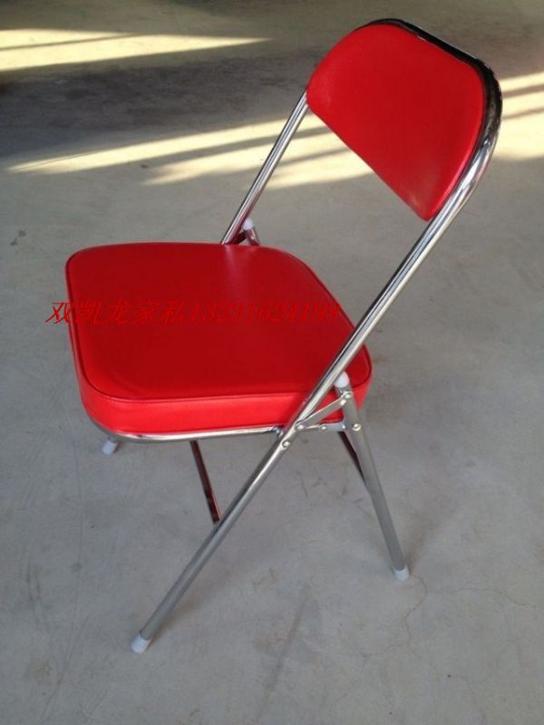 电镀折叠办公椅生产厂家折叠椅规格图片电镀折叠椅子