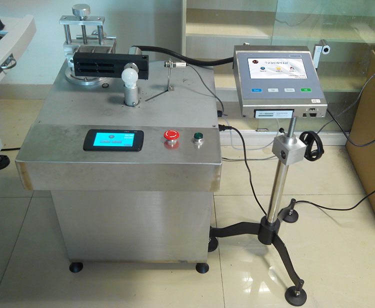 艾迪捷灯具旋转喷码机灯头曲面喷码