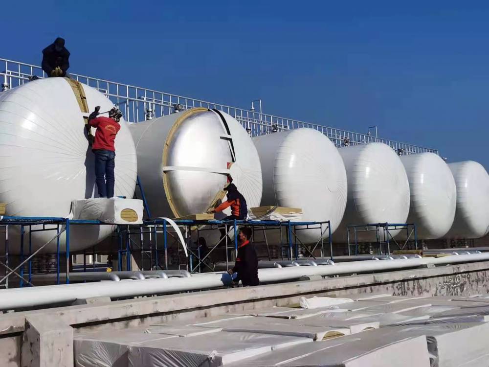 玉溪市储罐外护铁皮保温聚氨酯喷涂保温施工做法铁皮保温队伍