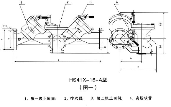 hx41x1016c铸钢dn450倒流防止器防污逆止阀价格生产厂家