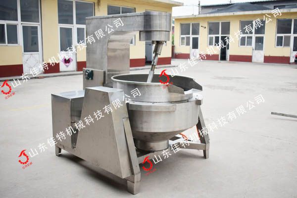 天津海鲜酱炒锅佳特小型行星搅拌炒锅