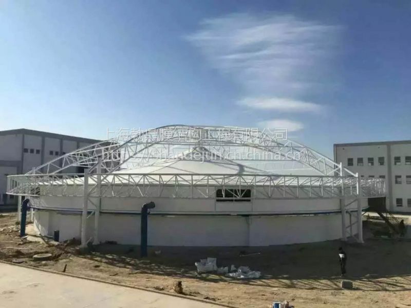 承建污水池加盖膜结构沼气池反吊膜污水池膜结构