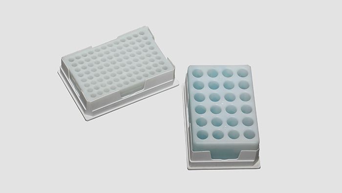 广州厂家pcr冰盒实验试管冰盒96孔05ml02ml12孔一排