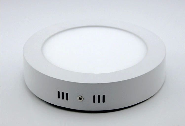 中山厂家批发明装面板灯集成吊顶面板灯6w12w18w明装面板筒灯