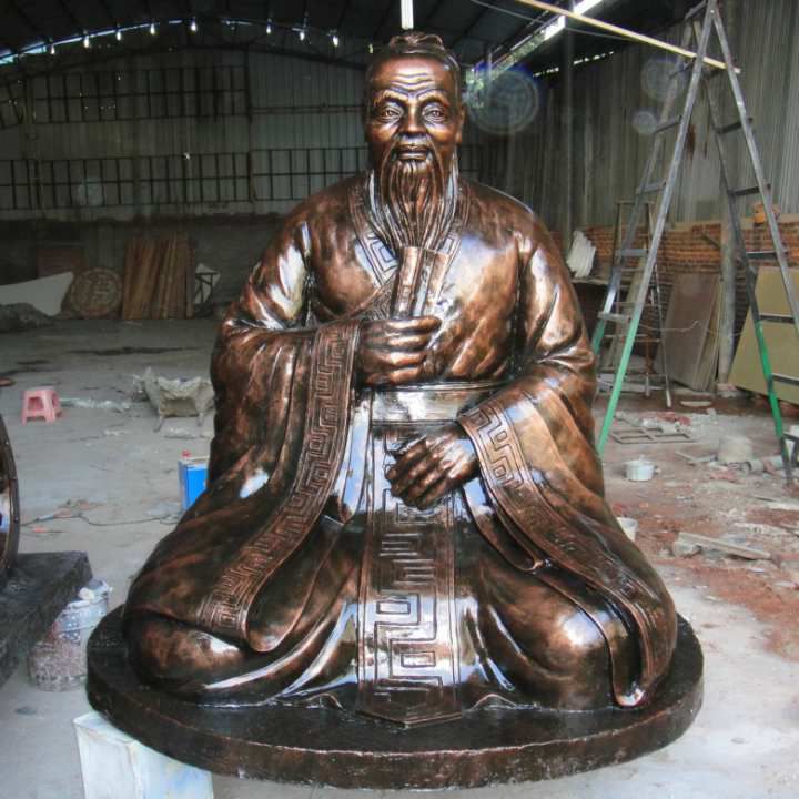 孔子人物雕塑