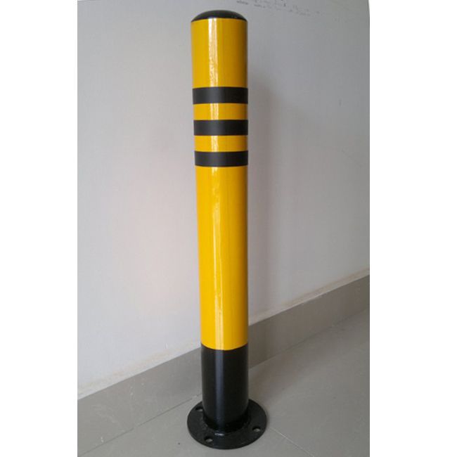 深圳固定钢管警示柱厂家道路隔离反光柱交通警示柱深圳交通设施公司