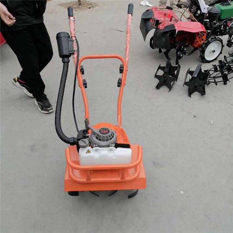 河南省四冲程园林割草机启航牌小型汽油打草机手推式果园除草机价格