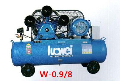 罗威空压机单级风冷移动w09875kw活塞式气泵空气压缩机