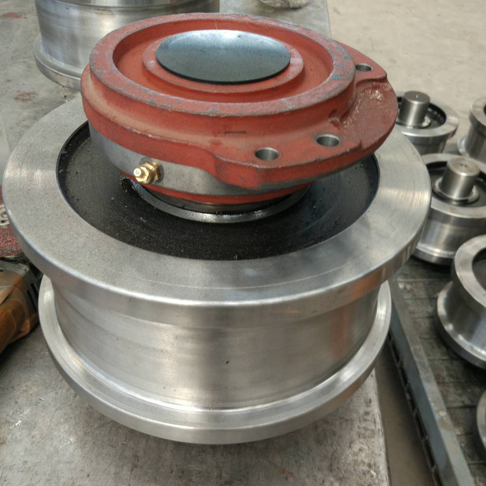 250欧式车轮组天车车轮欧式单双梁葫芦行走轮槽宽100mm非标定做与科尼