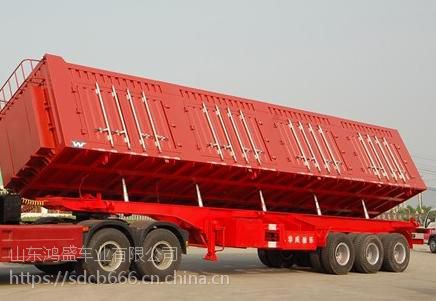 10米35吨3轴平板自卸半挂车西藏自治公告价