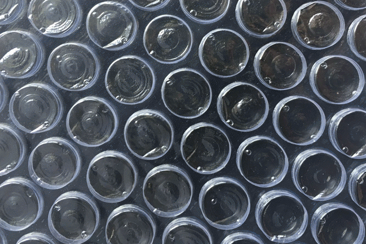 包邮35cm50cm60cm幅宽可撕拉气泡膜批发气泡垫电商快递运输缓冲气柱袋