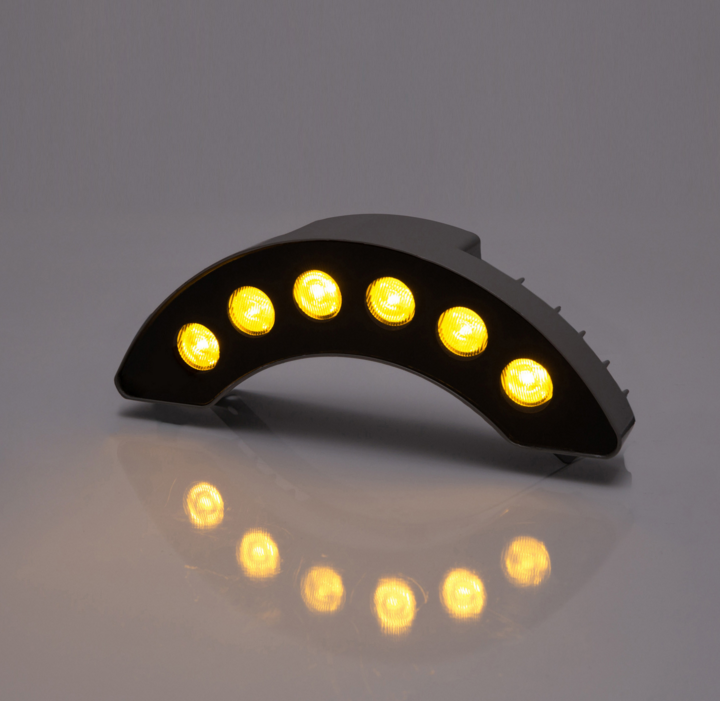 粤耀照明户外工程led户外瓦楞灯凉亭月牙灯瓦面投射灯瓦片灯室外园林